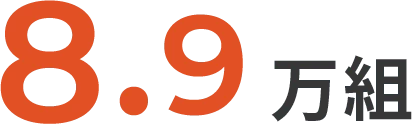 8.9万組 2024年12月